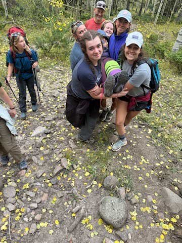 OLP faculty and students help evacuate an injured student